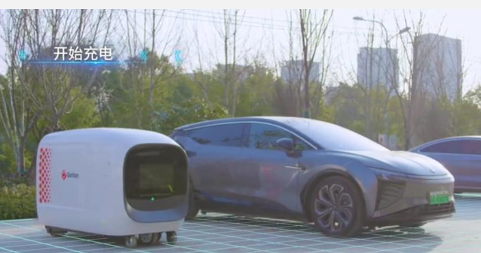 Autonomes mobiles Ladefahrzeug