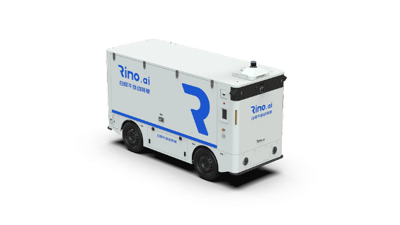Rino.ai automotive-grade autonomous delivery vehicle product image